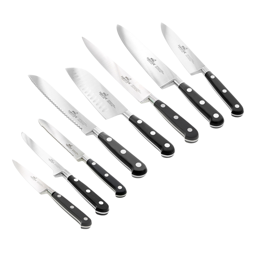 Couteau Santoku alvéolé 18 cm Sabatier forgé  - Alice Délice