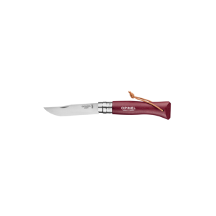 Couteau baroudeur n°8 grenat - Opinel