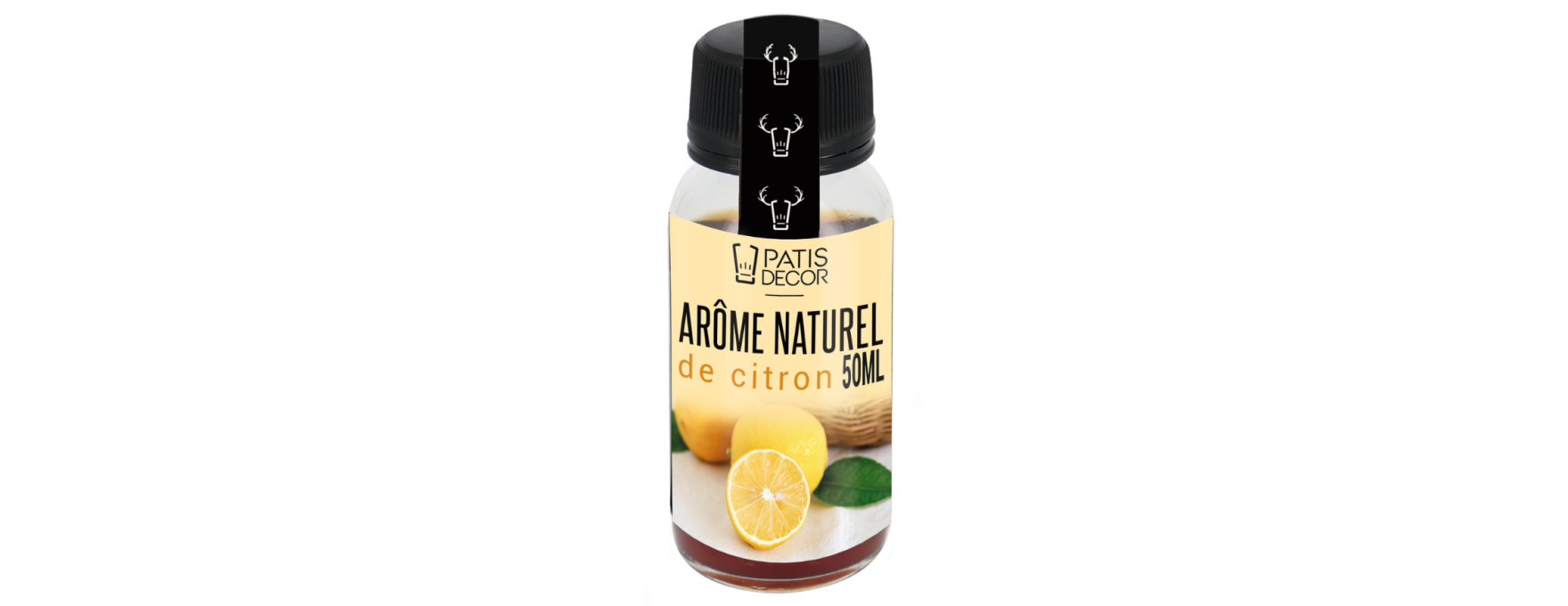 Arôme alimentaire naturel de citron 50 ml - Patisdecor