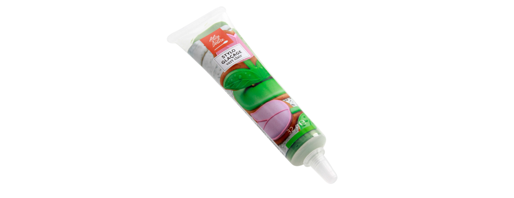 Stylo de glaçage pour décorer les biscuits vert clair 32 gr