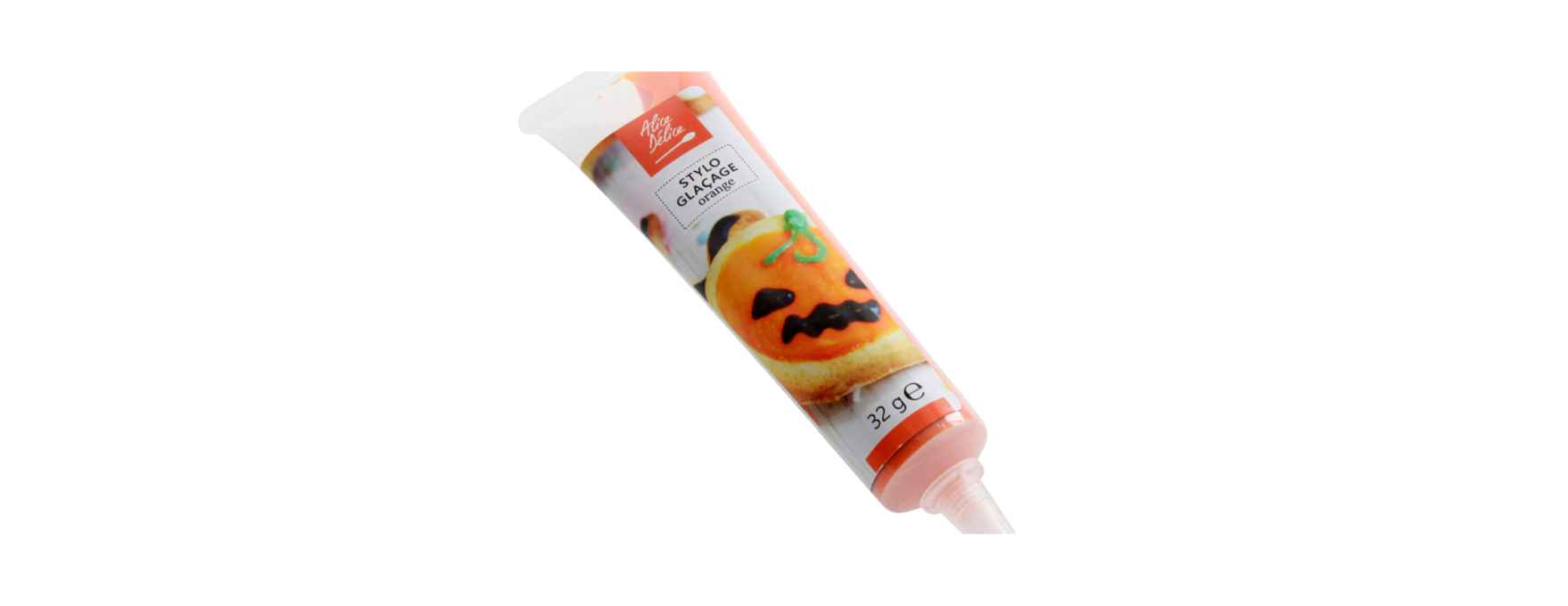 Stylo de glaçage pour décorer les biscuits orange 32 gr