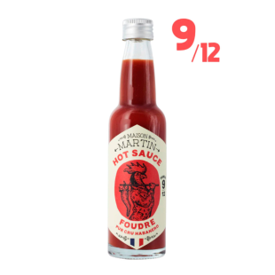 Sauce piment habanero rouge Foudre 100 ml - Maison Martin