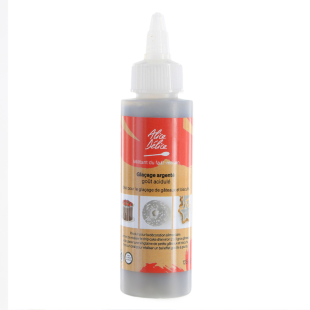 Glaçage drip cake argenté goût acidulé 125 gr