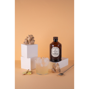 Sirop brut de gingembre bio 400 ml - Bacanha
