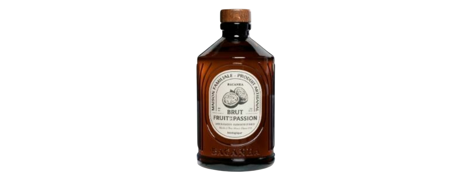 Sirop brut de fruit de la passion bio 400 ml - Bacanha