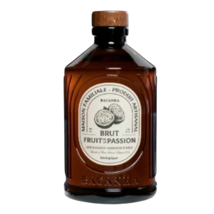 Sirop brut de fruit de la passion bio 400 ml - Bacanha
