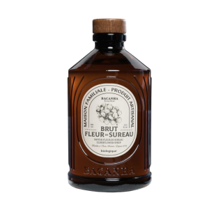 Sirop brut de fleur de sureau bio 400 ml - Bacanha