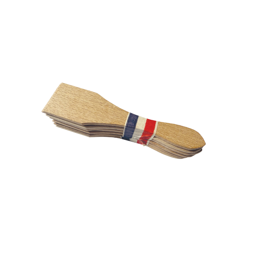 Set de 6 mini spatules à raclette en bois de hêtre PEFC  - Alice Délice