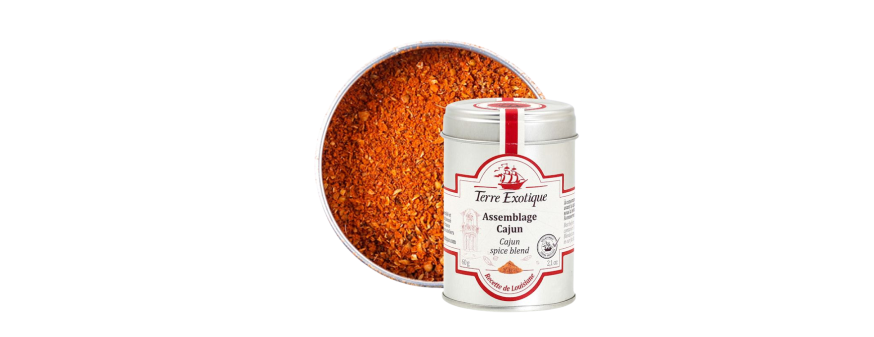 Mélange Cajun 60gr - Terre Exotique