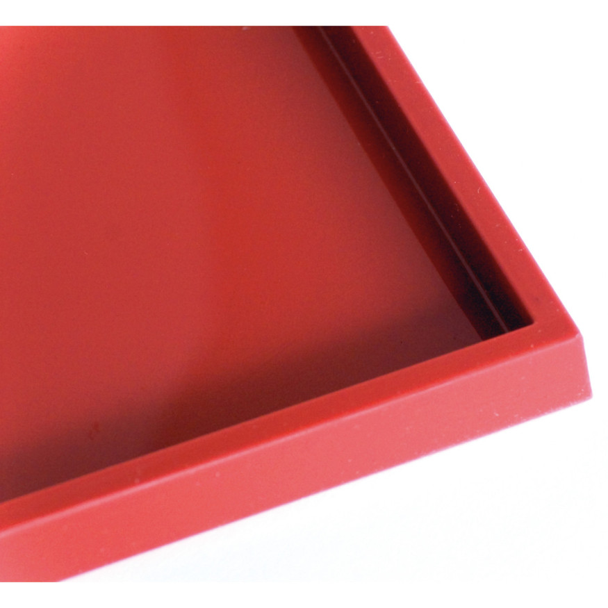 Tapis de cuisson rectangulaire à rebord en silicone idéal po