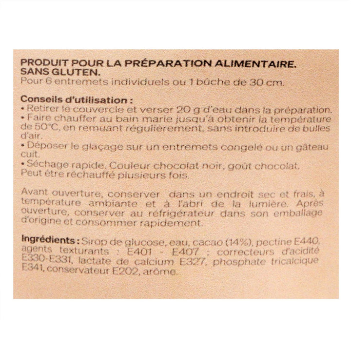 Glaçage miroir prêt à l´emploi coloris marron