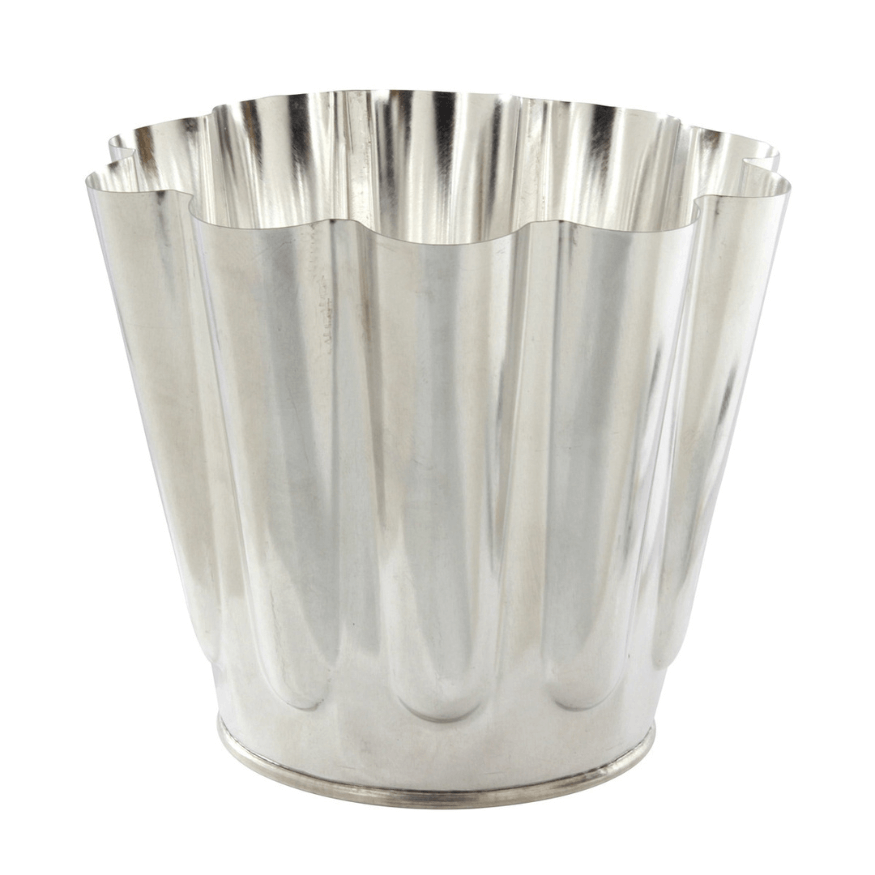Moule à gâteau battu en fer blanc 16 cm 8/10 parts - Matfer
