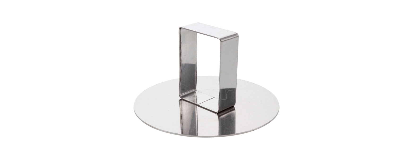Poussoir en inox pour cercle 9 cm - Alice Délice