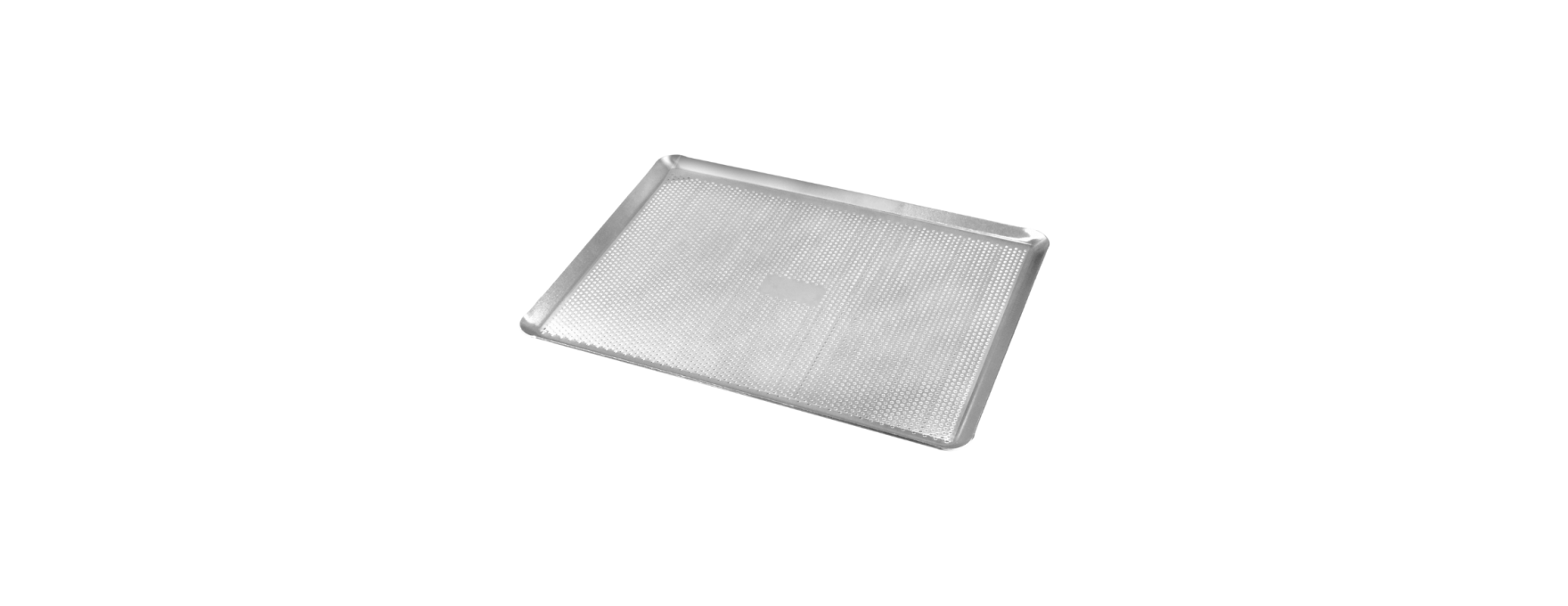 Plaque de cuisson perforée avec rebord en aluminium 40 x 30 