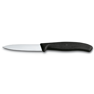 Couteau d´office Swiss classique 8 cm noir - Victorinox