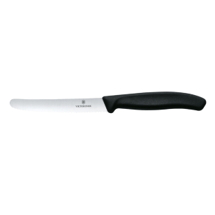 Couteau à tomates Swiss classique 11 cm noir - Victorinox