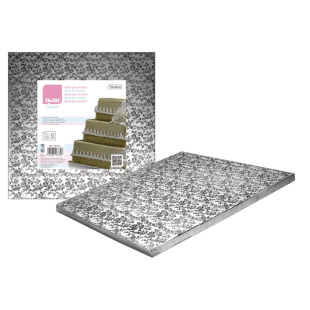 Cake drum : base épaisse pour gâteau rectangulaire : 25x35cm