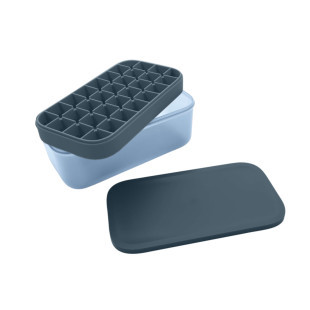Moule à glaçons en silicone avec bac à glaçons en plastique 