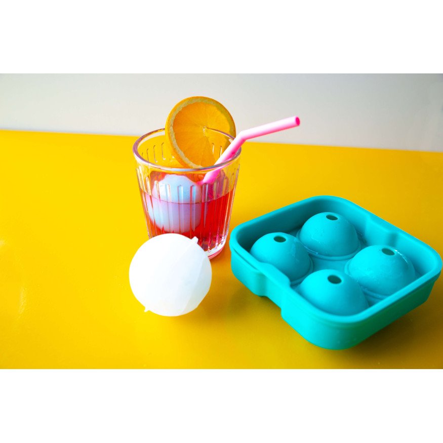 Moule à glaçons en silicone pour 4 boules 6cm- Dotz
