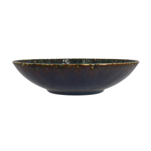 Assiette calotte 21cm Venus en porcelaine émail réactif - Og