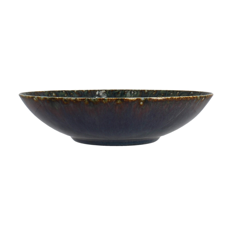 Assiette calotte 21cm Venus en porcelaine émail réactif - Og