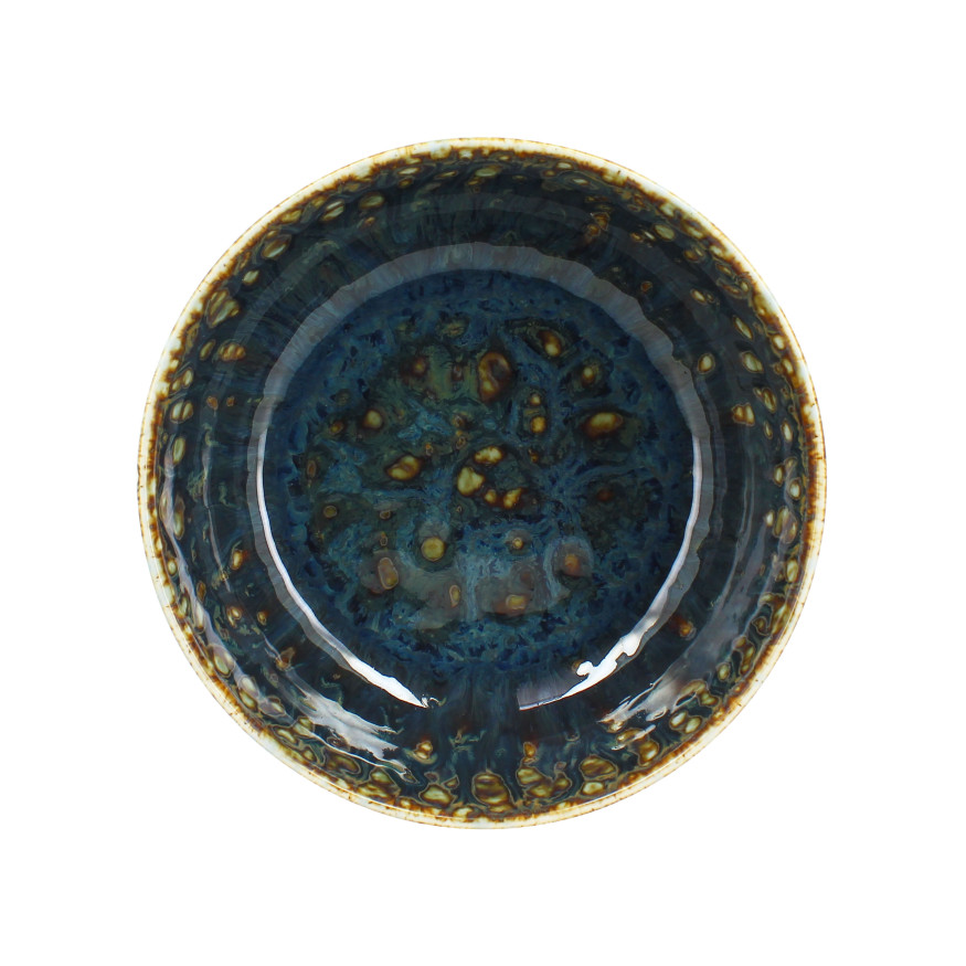 Assiette coupelle 16 cm Venus en porcelaine émail réactif - 