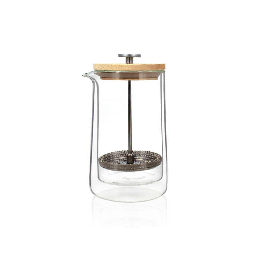 Cafetire  piston 500ml Octave en verre double paroi - Ogo li