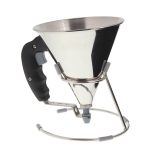 Entonnoir inox à piston - De Buyer