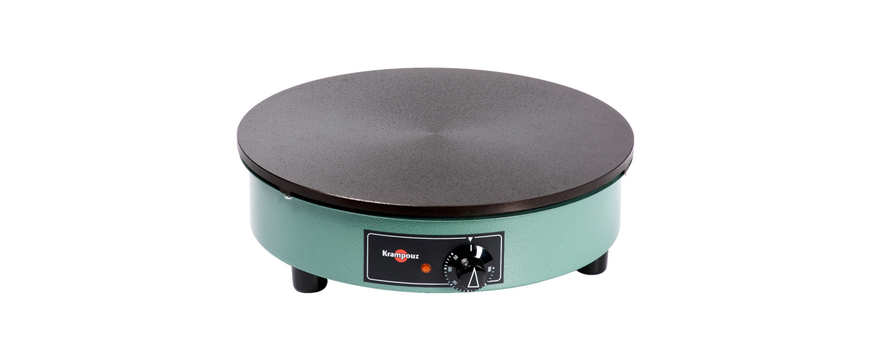 Crêpière électrique Billig noire et verte 40 cm - Krampouz