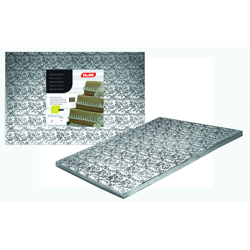 Cake drum : base épaisse pour gâteau rectangulaire : 30x40cm