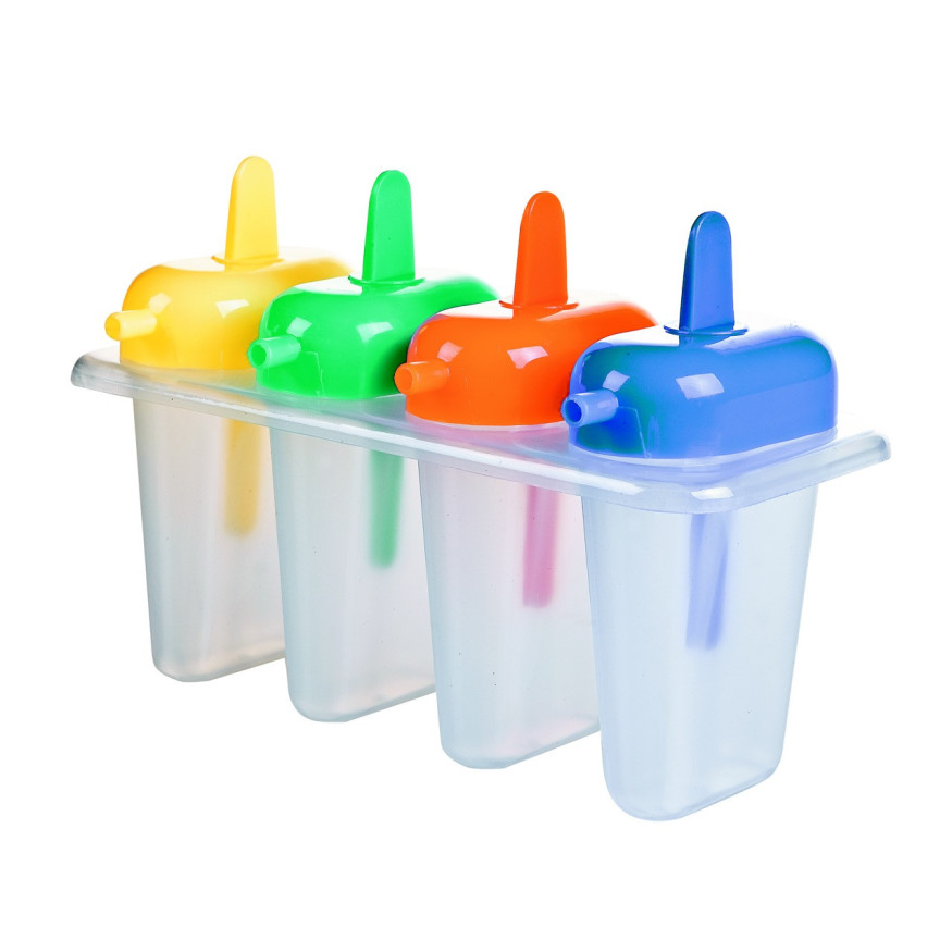 Moule 4 glaces esquimaux en plastique - Ibili