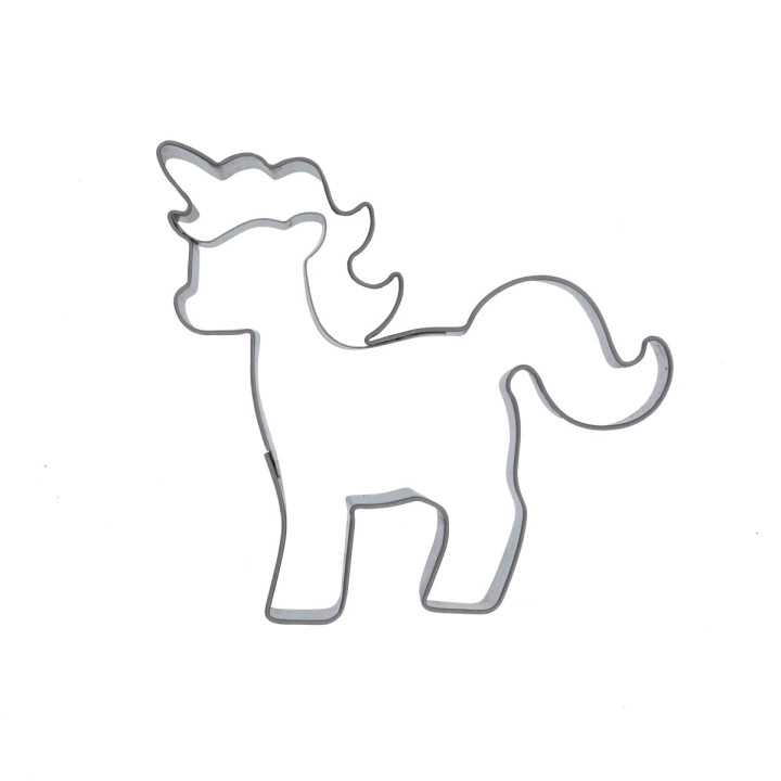 Emporte-pièce en inox licorne 8,5 cm - Birkmann