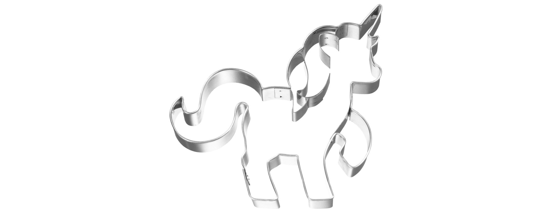 Emporte-pièce en inox licorne 10 cm - Birkmann
