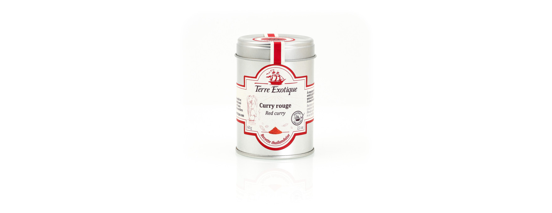 Curry rouge thaï 60gr - Terre Exotique