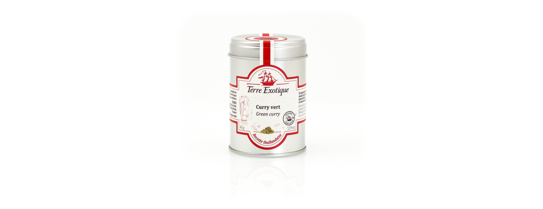 Curry vert thaï 45 gr - Terre Exotique