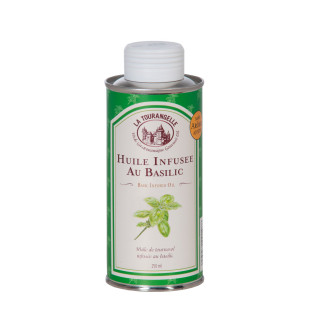 Huile infusée au basilic 250ml - La Tourangelle Huile infusée au basilic 250ml - La Tourangelle
