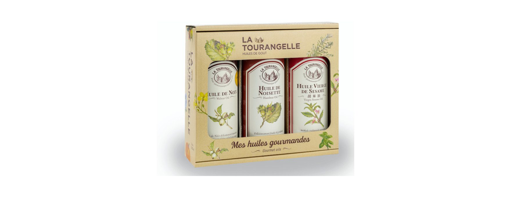 Coffret Huiles best seller : Noix, Noisettes et Sésame - La