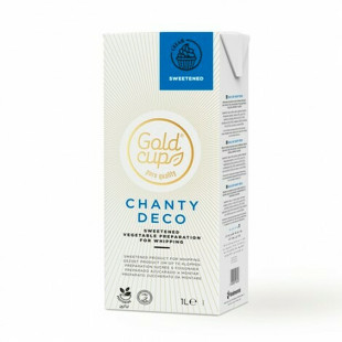 Brique crème chantilly végétale sucrée 1L - Gold Cup Chanty 