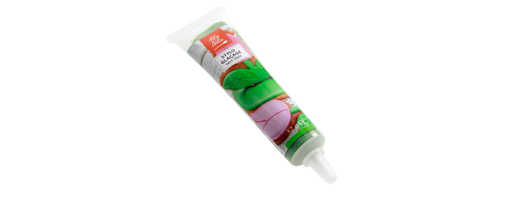 Stylo de glaçage pour décorer les biscuits vert clair 32 gr
