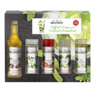 Coffret mini cocktails 5 mignonnettes 5 x 50ml - Monin