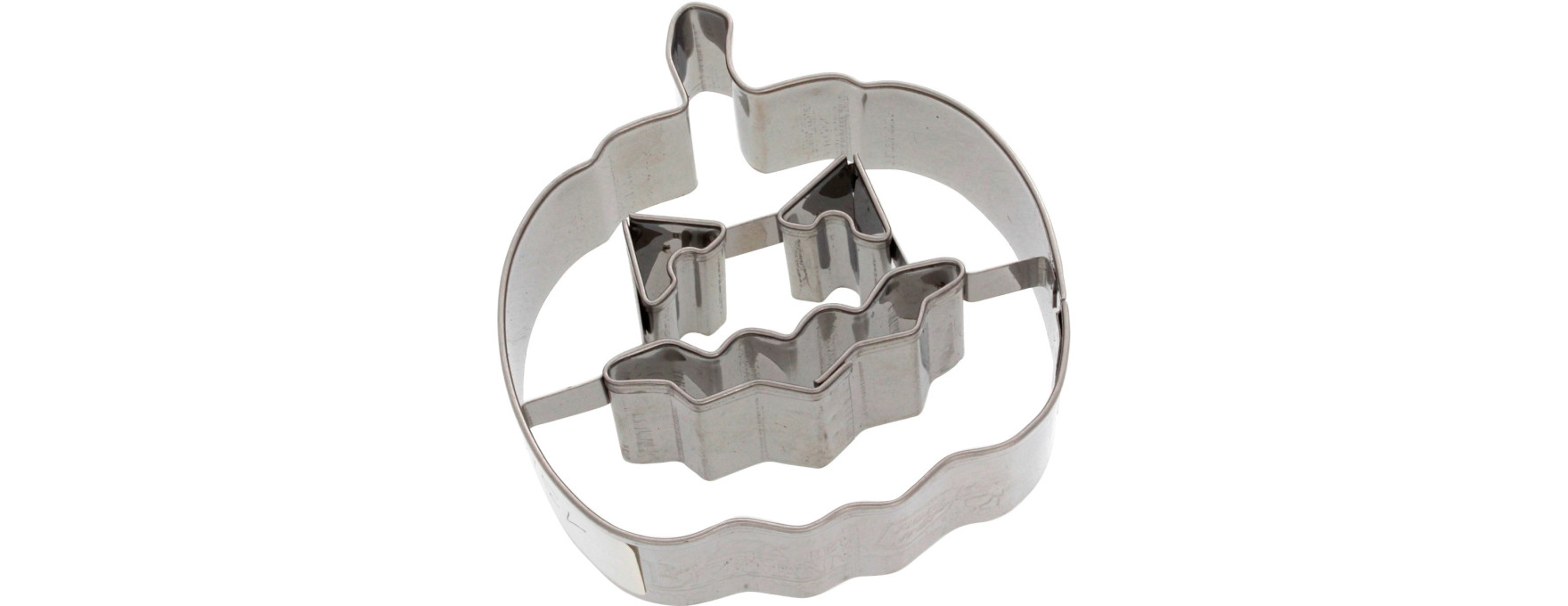 Emporte-pièce en inox Halloween : citrouille 7 cm - Birkmann