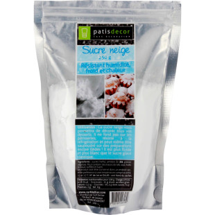 Sucre décor neige 250 gr - Patisdecor