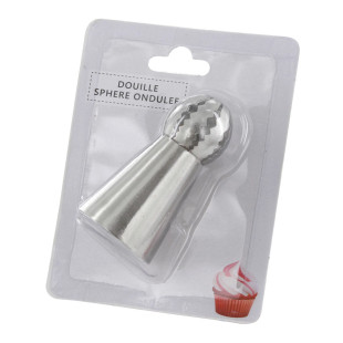 Douille en inox : sphère ondulée Douille en inox : sphère ondulée