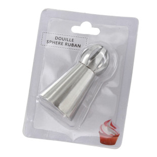 Douille en inox : sphère ruban - Zodio Douille en inox : sphère ruban - Zodio