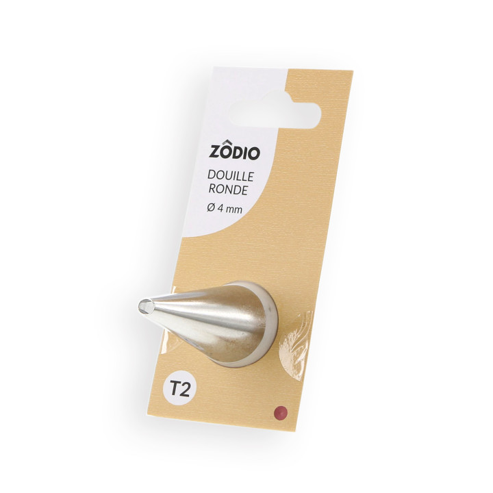 Douille en inox : ronde 4 mm
