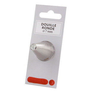 Douille en inox : ronde 7 mm Douille en inox : ronde 7 mm