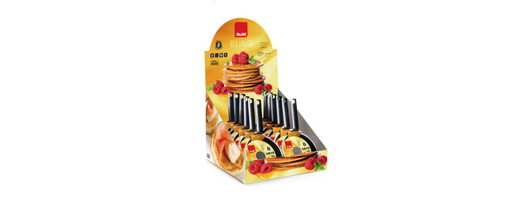 Poêle à blinis revétue 14cm - Ibili