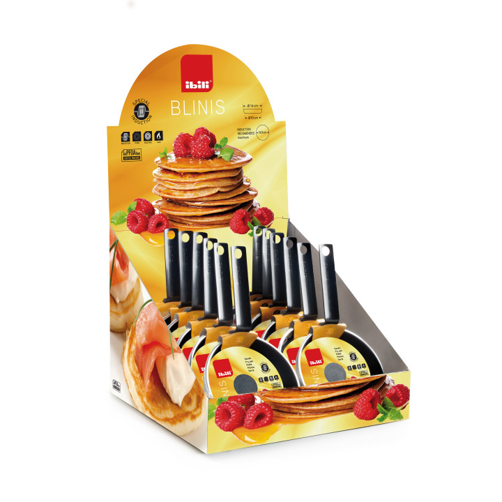Poêle à blinis revétue 14cm - Ibili