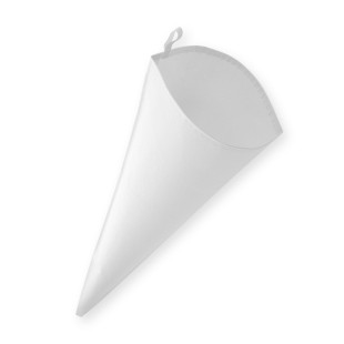 Poche à douille réutilisable en coton blanc 40 cm - Alice Dé