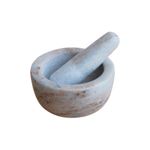Mortier et pilon marbre - Point Virgule